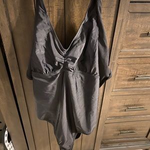 Black maternity swimsuit